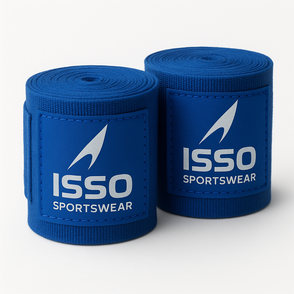 ISSO Sportswear – Premium Blue Hand Wraps 5M