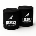 ISSO Sportswear – Premium Black Hand Wraps 5M